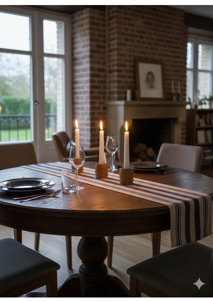 El Yapımı 3'lü Ahşap Mumluk fırsatları