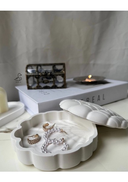 Istiridye Görünümlü Kapaklı Dekoratif Tabak modelleri