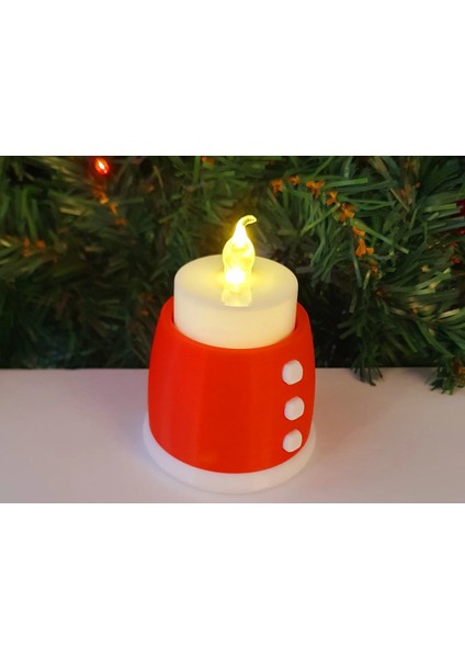 Yılbaşı Santa Mumluk modelleri