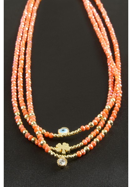 Karışık Kristal Kolye 1 Adet