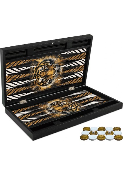 Özel Trendy Kaplan Tasarımı Tavla