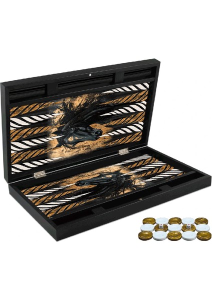 Özel Trendy At Tasarımı Tavla