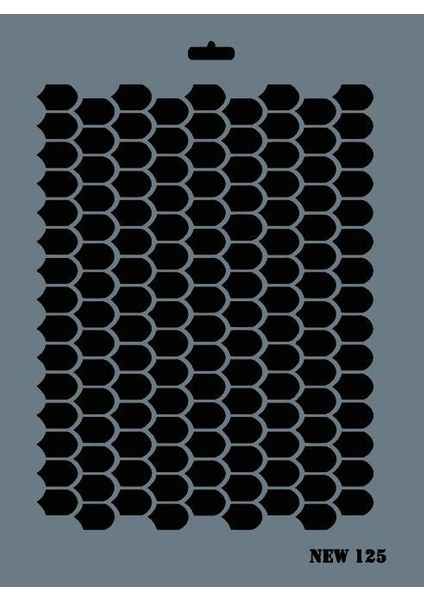 Rich New Seri N-125 Stencil 35X25 cm