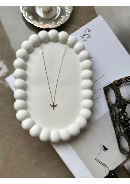 Bubble Oval Taş Tozu Dekoratif Tabak modelleri