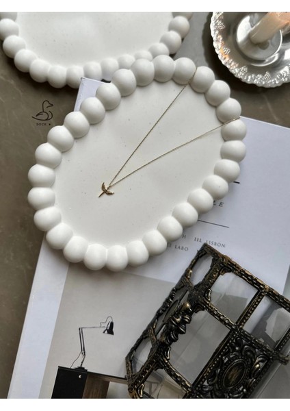 Bubble Oval Taş Tozu Dekoratif Tabak fırsatları