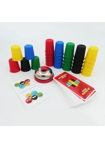 Renkli Bardak Oyunu – Hız ve Eşleştirme Yarış Seti | Stacking Cups Eğitici Zeka Geliştirici Oyun fiyatları