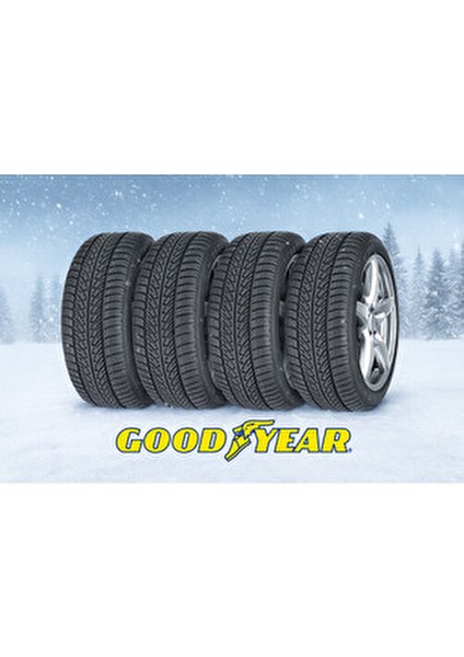 [4'lü Takım]goodyear 215/60R17 96H Ultragrip 8 M+S Oto Kış LASTIĞI(ÜRETIM:2025)