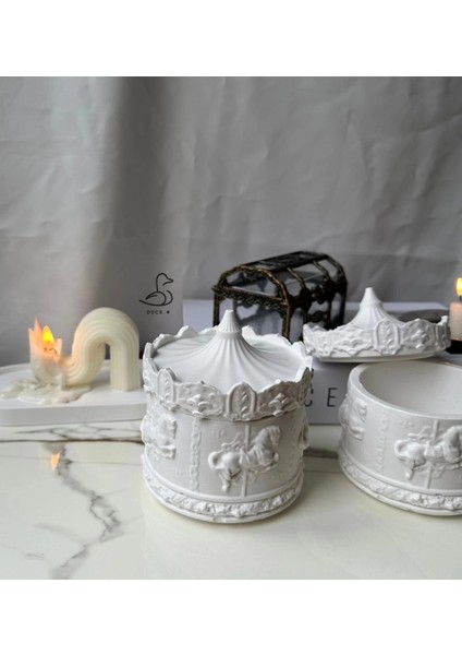 Atlı Karınca Dönme Dolap Taş Tozu Dekoratif Obje fiyatları