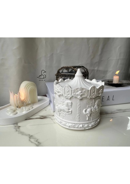 Atlı Karınca Dönme Dolap Taş Tozu Dekoratif Obje fırsatları