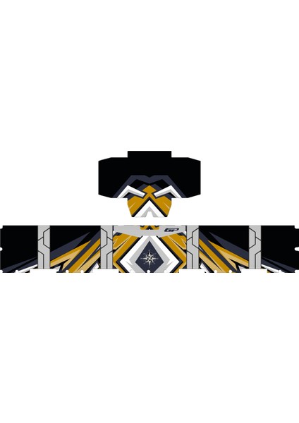 DSN07 45 Lt Alüminyum Motosiklet çanta Uyumlu Sticker