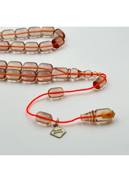 Usta Işi Şeffaf Kapsül Model Ateş Sıkma Kehribar (Renk Değiştiren Özel Tespih