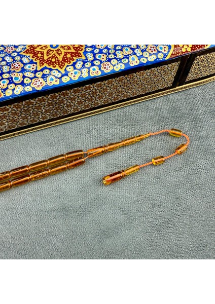 Usta Işçilikli Osmanlı Ağızlık Sıkma Kehribar Tespih fiyatları