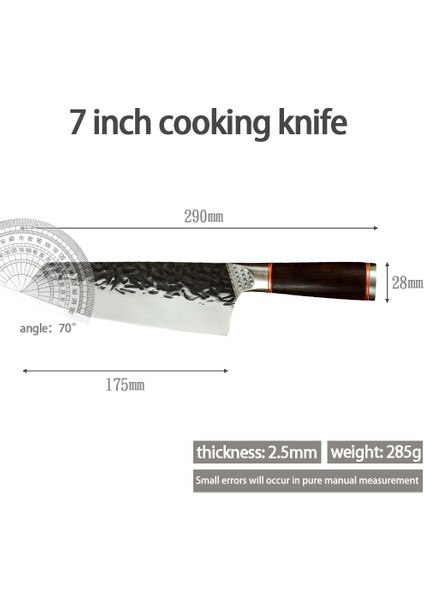 El Dövmesi Abanoz Ağacı Saplı Japon Tarzı Kritsuke Şef Bıçağı fiyatları