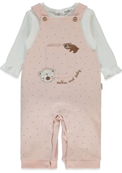 Iki Ip Salopet 2li Takım (Mother And Baby) Gül Kurusu