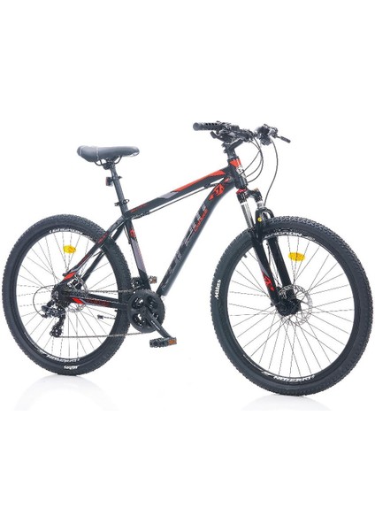 Felix 1.2 Erkek Dağ Bisikleti 304H Hd 24 Jant 21 Vites Siyah Turkuaz Gri