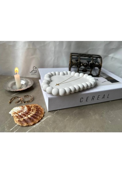 Bubble Bulut Görünümlü Taş Tozu Dekoratif Tabak fiyatları