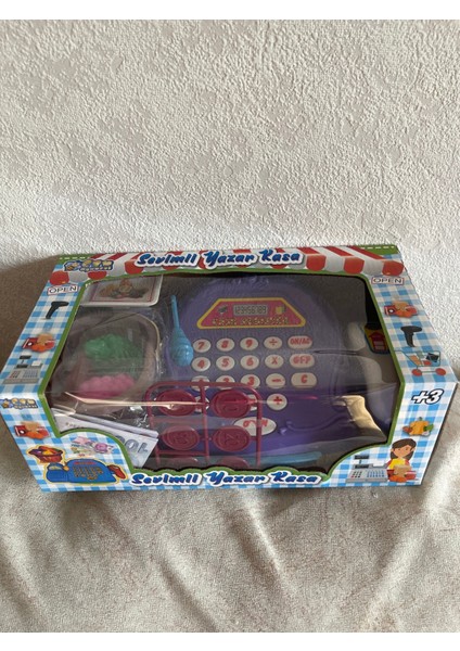 Sevimli Yazar Kasa Market Kasası Eğitici Oyuncak