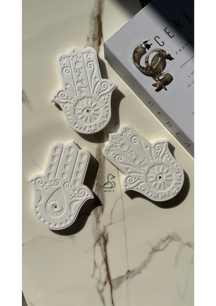 Dekoratif Fatıma’nın Eli Şans ve Koruma Tütsülük 2’li modelleri