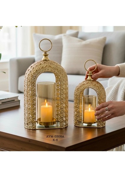 2’li Gold Mumluk Dekoratif