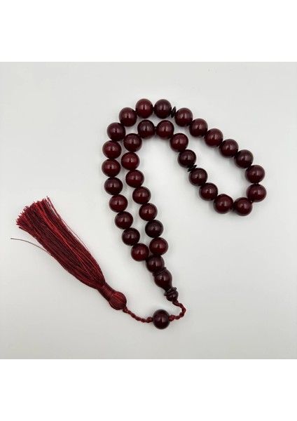 Usta Işçilikli Osmanlı Benzetme Vişne Bordo Ip Püskül Sıkma Kehribar Tespih modelleri