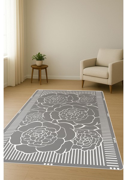 Modern Desenli Dijital Baskı Kaymaz Taban Halı H1102 fiyatları