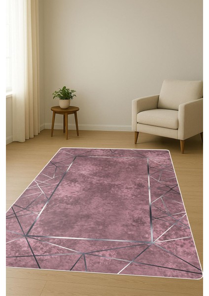 Modern Desenli Dijital Baskı Kaymaz Taban Halı H0124 fiyatları