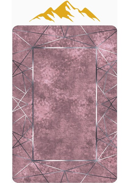 Modern Desenli Dijital Baskı Kaymaz Taban Halı H0124 modelleri