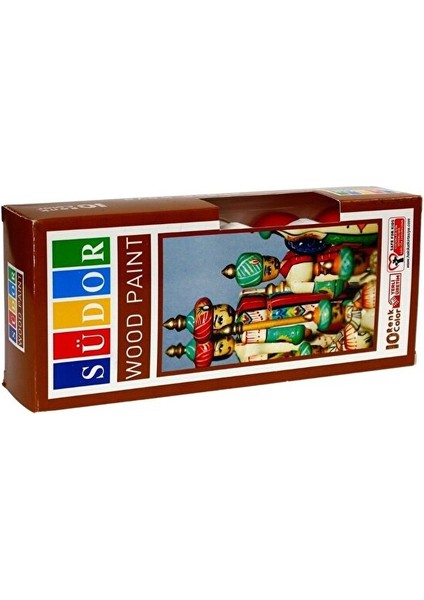 Ahşap Boya Seti 10 Renkli 20ML Tüp Wood Paint Dolap Sehpa Kapı Masa Boyama fırsatları