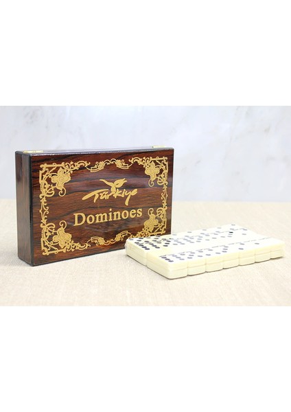 Ahşap Kutulu Domino Oyunu LIV620
