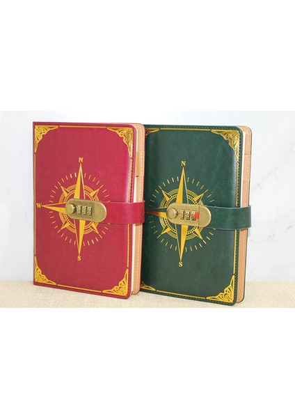 Özel Tasarım Şifreli Deri Defter LIV952