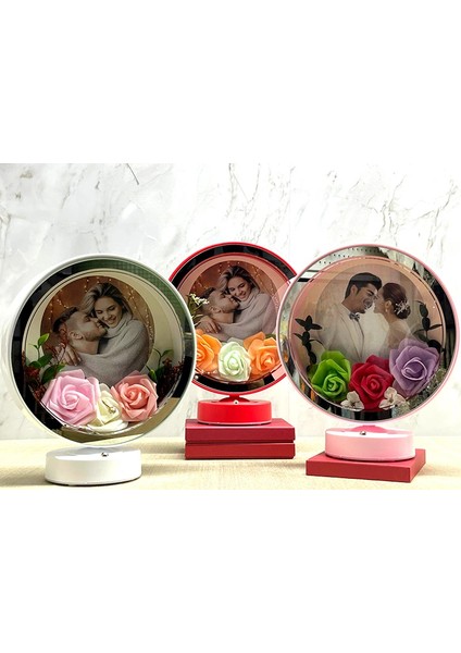 Kişiye Özel Fotoğraf Alanlı Ledli Çerceve LIV449