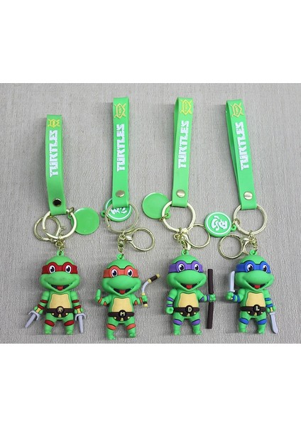 Ninja Kaplumbağalar Silikon Anahtarlık LIV660