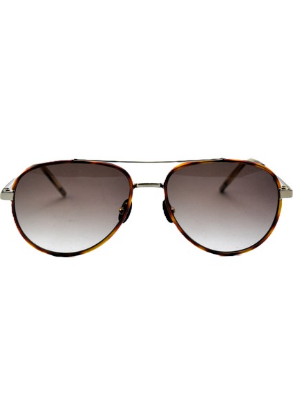 BV0076S 004 Gold Kahverengi Altın Pilot Güneş Gözlüğü indirimleri
