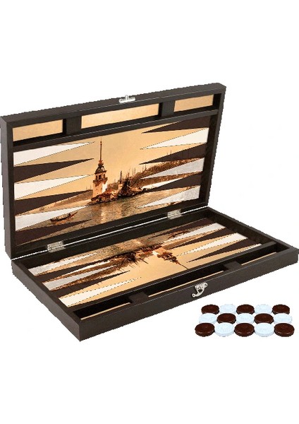 Özel Trendy Kızkulesi Tasarımı Tavla