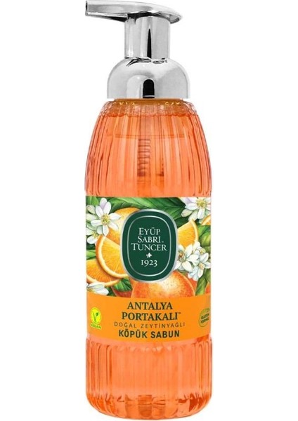 Doğal Zeytinyağlı Köpük Sabun 500 ml Antalya Portakalı