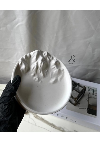 Dağ Görünümlü 3D Taş Tozu Dekoratif Tabak modelleri