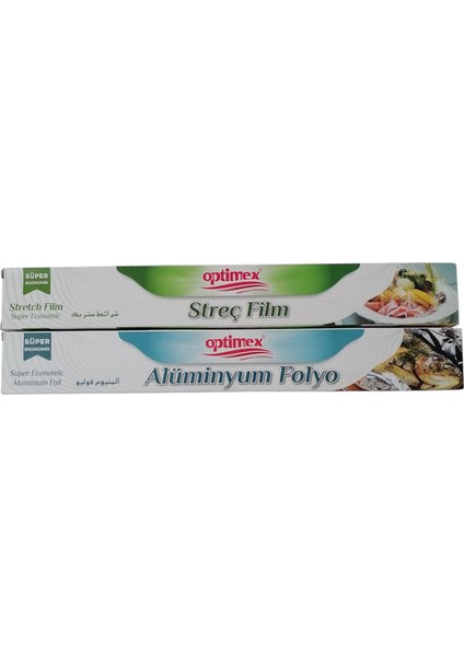 Streç Film + Optimex Alüminyum Folyo (2'li Set)