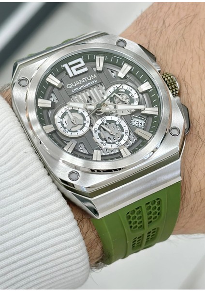 Qunatum Orijinal 2 Yıl Garantili Su Geçirmez Çelik Kordon Fonksiyonlu Erkek Kol Saati