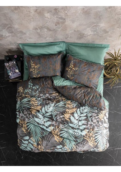 Çift Kişilik Saten Nev Takımı Clorasa Mint