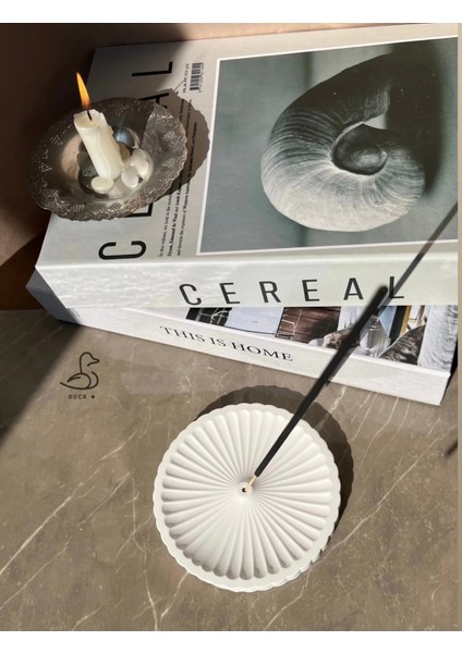 Çiçek Görünümlü Yuvarlak Tütsülük /tabak 12-12 cm modelleri