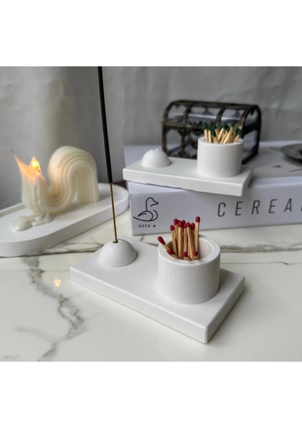 Yuvarlak Mumluk/tütsü Tutucu Dekoratif Obje