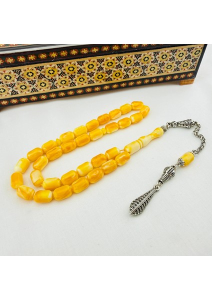 Beyrut Kehribarı | Sarının En Güzel Tonu, Gümüş Dizayn Püsküllü modelleri