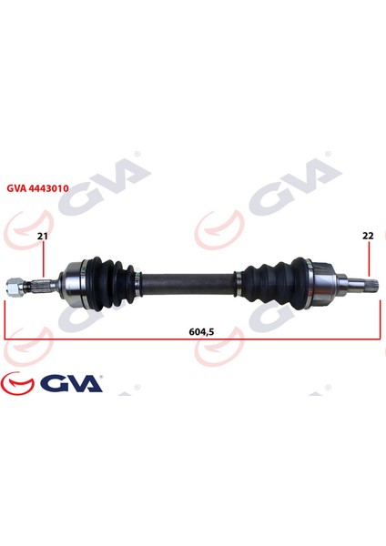 Mtxdpn Komple Aks Sol Peugeot 206 1.4-1.6 Tu5 98-06 604MM