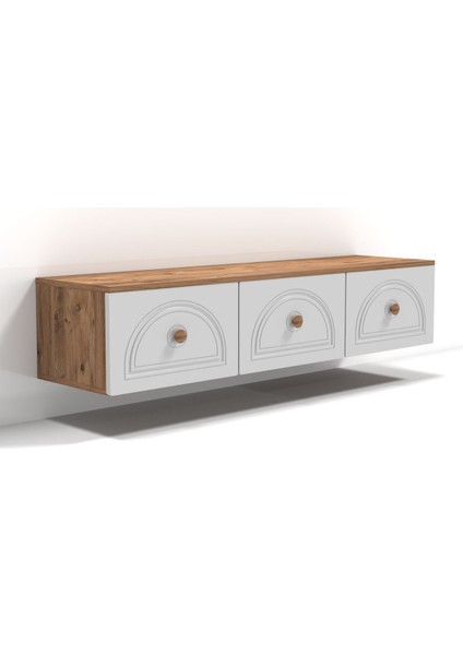 Bohem 135 cm 3 Kapaklı Şık Mdf Kapaklı Duvar Tv Ünitesi indirimleri