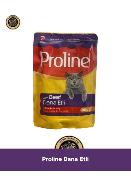 Pouch Dana Etli Yaş Kedi Maması 20X85GR fiyatları