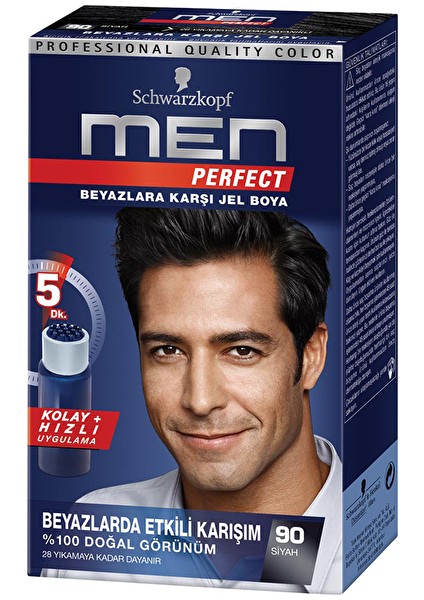 90 Siyah Erkek Saç Boyası