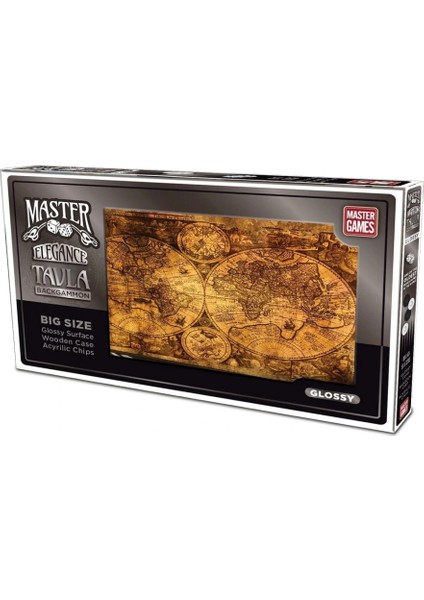 Elegance Glossy Old Map Tavla fiyatları