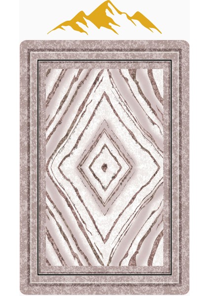 Modern Desenli Dijital Baskı Kaymaz Taban Halı H1059 modelleri