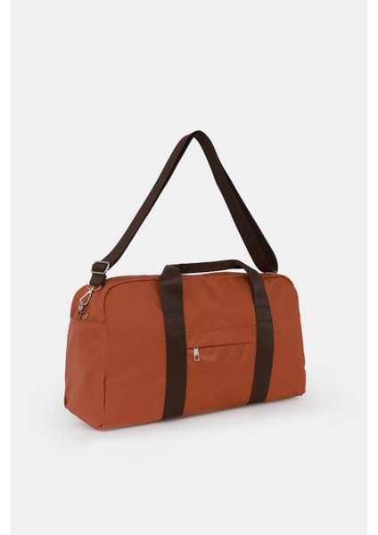 Kiremit Spor Kadın & Erkek Spor Çantası, Paraşüt Kumaş Önü Cepli Unisex Spor Fitness Gym Çantası fiyatları