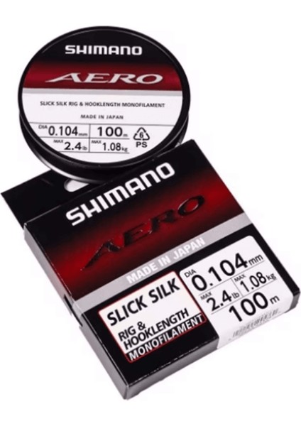 Aero Slick Silk Rig 100M Monofılament